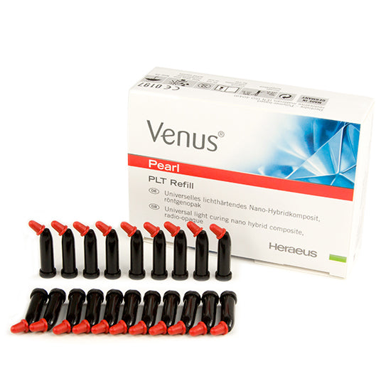 Kulzer Venus Pearl PLT Universal Nano-Hybrid Composite - Light-Cure - A2 Shade - 20 x 0.2g Compules Kulzer Venus Pearl PLT Universal Nano-Hybrid Composite - Light-Cure - A2 Shade - 20 x 0.2g Compules